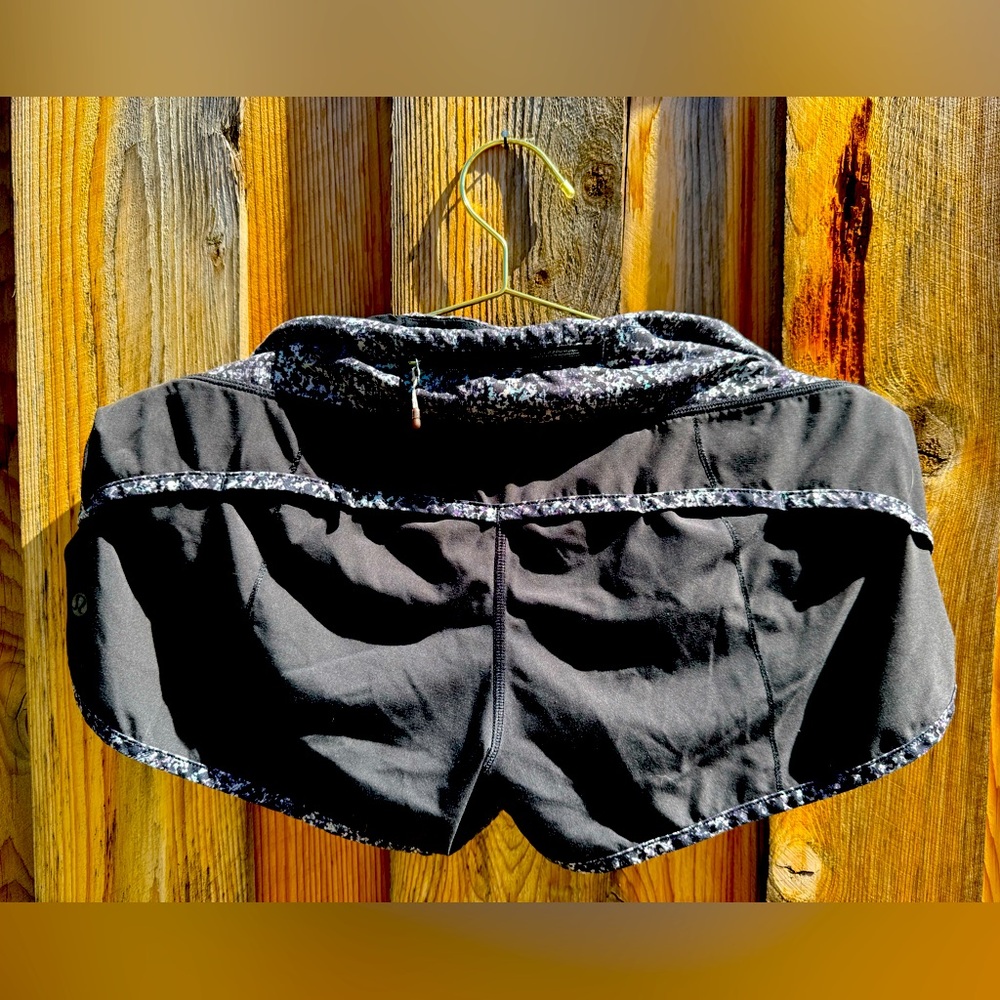 Lululemon Running Shorts, 2.5 inseam, size 8, black